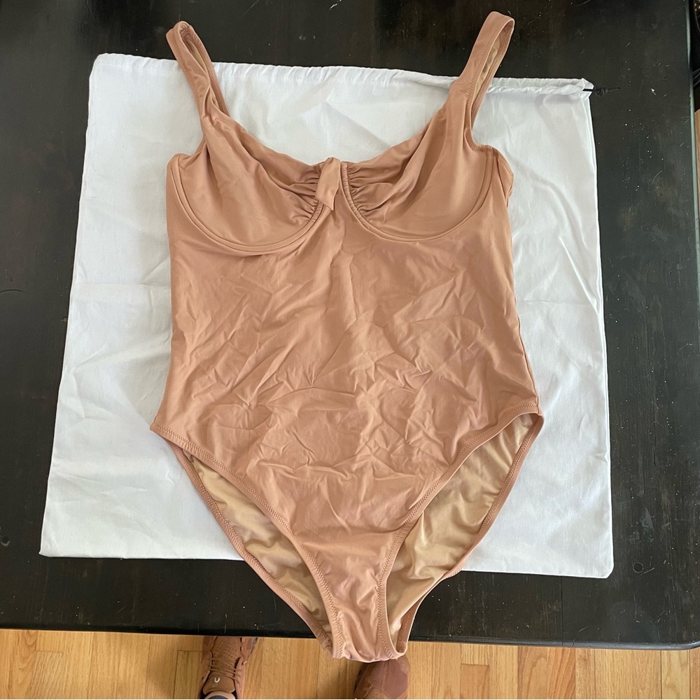 JCrew One Piece Swim size 16 -nude peach